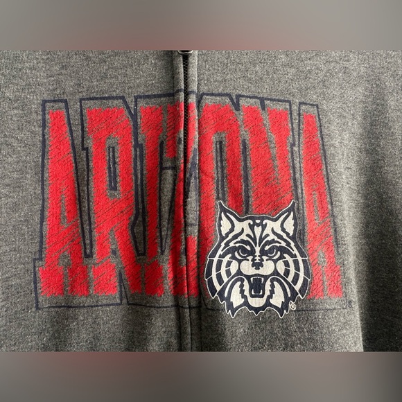 University of Arizona Wildcats Hooded Zip Up Sweatshirt, Size 2X, Unisex - Picture 3 of 4